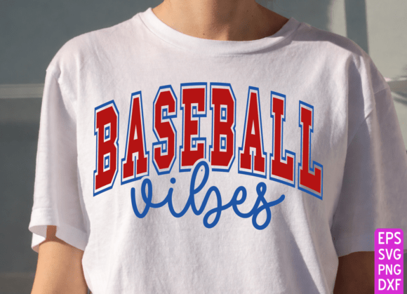 Baseball Vibes PNG, Sports Cheer Mom SVG