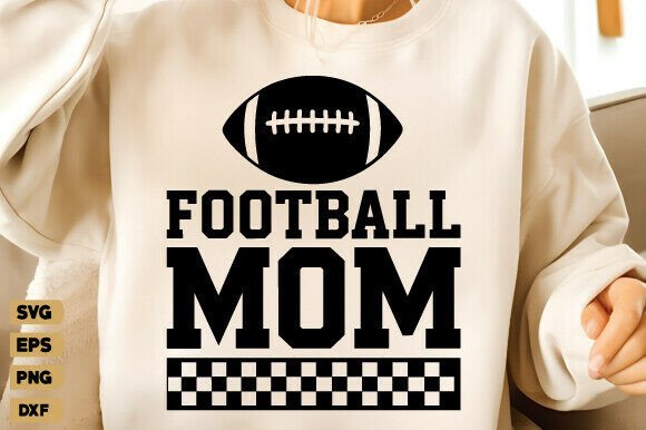 Football Mom SVG, Football PNG, Sports