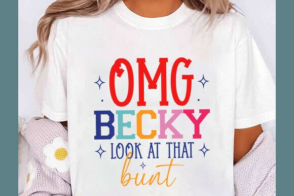Funny Baseball Mom SVG PNG, OMG Becky
