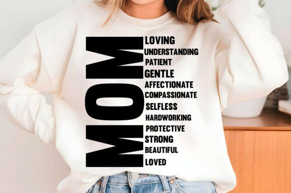 Mother’s Day Trendy T-Shirt PNG Mom SVG