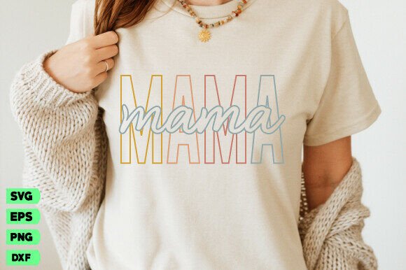 Retro Mama SVG: Mom SVG for Mother’s Day