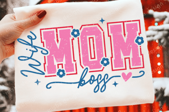 Retro Mom Wife Boss SVG PNG